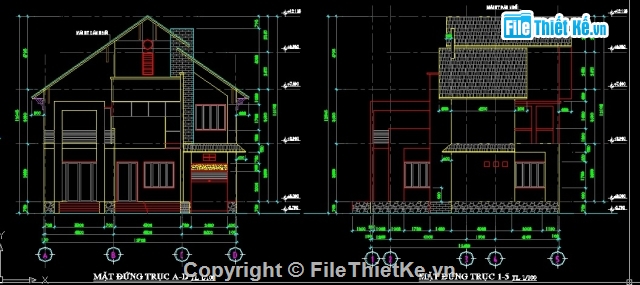 biệt thự 2 tầng đẹp,bản vẽ biệt thự 2 tầng đẹp nhất,bản vẽ cad biệt thự 2 tầng,biệt thự 2 tầng ở nông thôn,bản vẽ biệt thự 2 tầng ở nông thôn